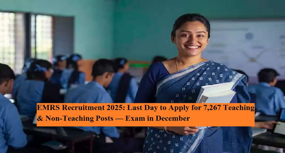 Last Day to Apply for 7,267 EMRS Teaching and Non-Teaching Positions