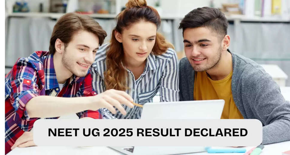 NEET UG 2025 Results Announced: Check Your Scores Now
