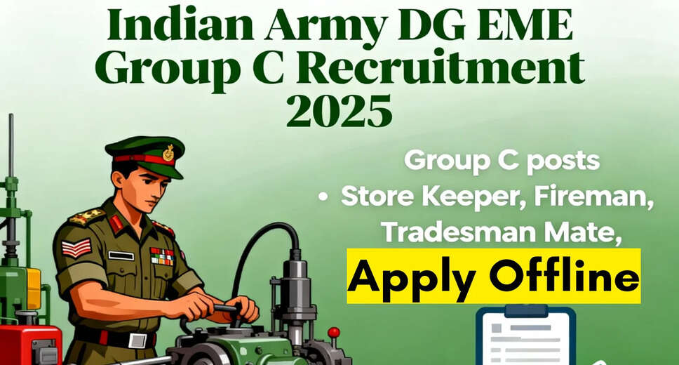 Indian Army DG EME Group C Recruitment 2025: Apply Now for 194 Vacancies