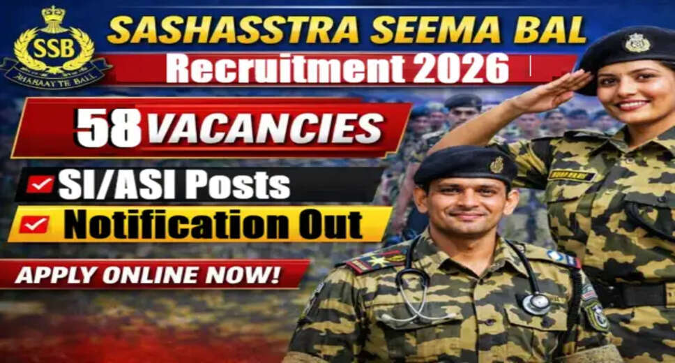 SSB ASI Non-GD Recruitment 2026: Apply for 7 Vacancies Now