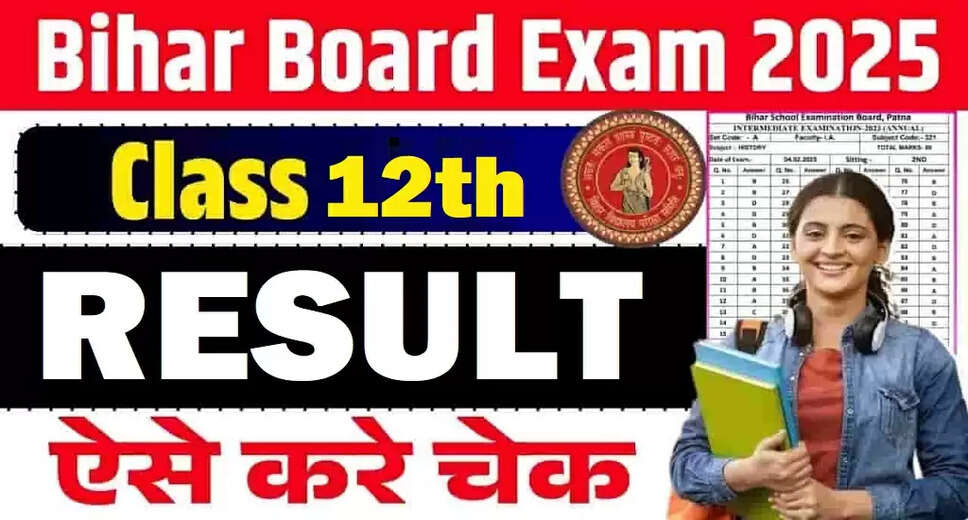 Bihar Board 12th Scrutiny Result 2025 Released