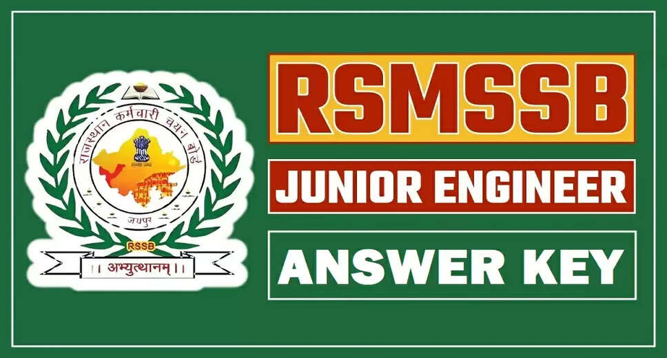 RSMSSB Junior Engineer JEN 2025 Question Paper and Answer Key Released