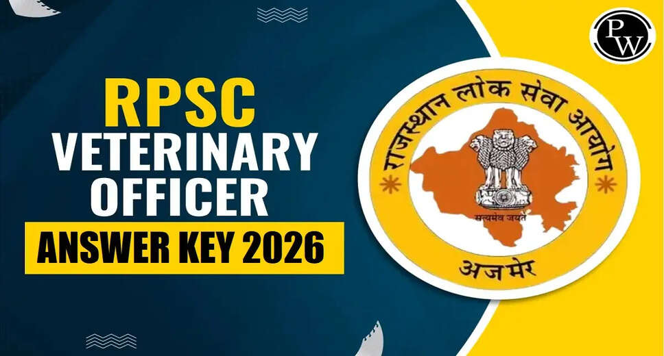 RPSC Veterinary Officer Answer Key 2026 Released: Download Now