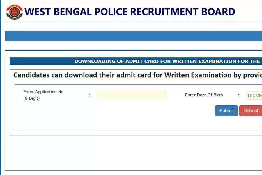 WBP Police Constable Admit Card Released: Download Instructions and Exam Details