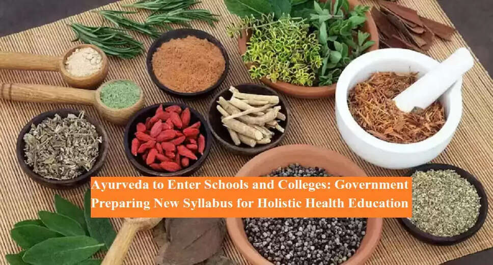 India to Incorporate Ayurveda into Educational Curriculum