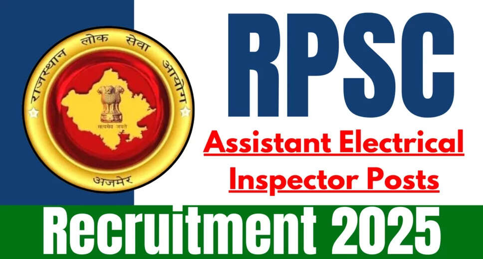 Rajasthan RPSC Assistant Electrical Inspector Recruitment 2025 Announced