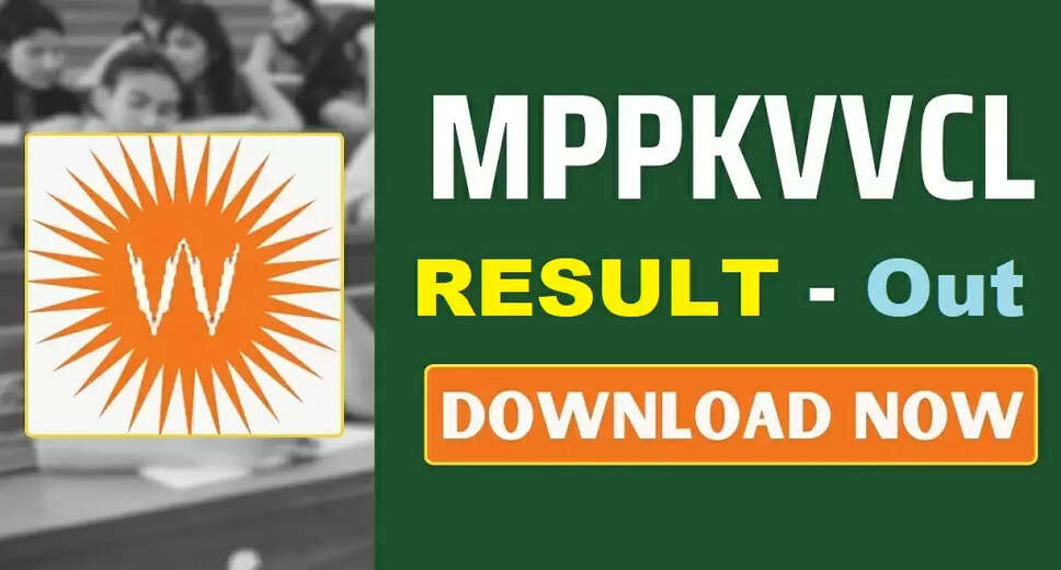 MPPKVVCL Various Post Result 2025 Announced