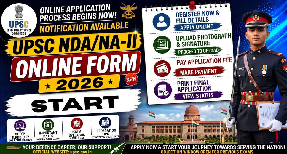 UPSC NDA/NA-II Recruitment 2026: Apply Now for 394 Vacancies