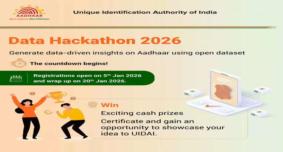 UIDAI Announces Online Data Hackathon for 2026