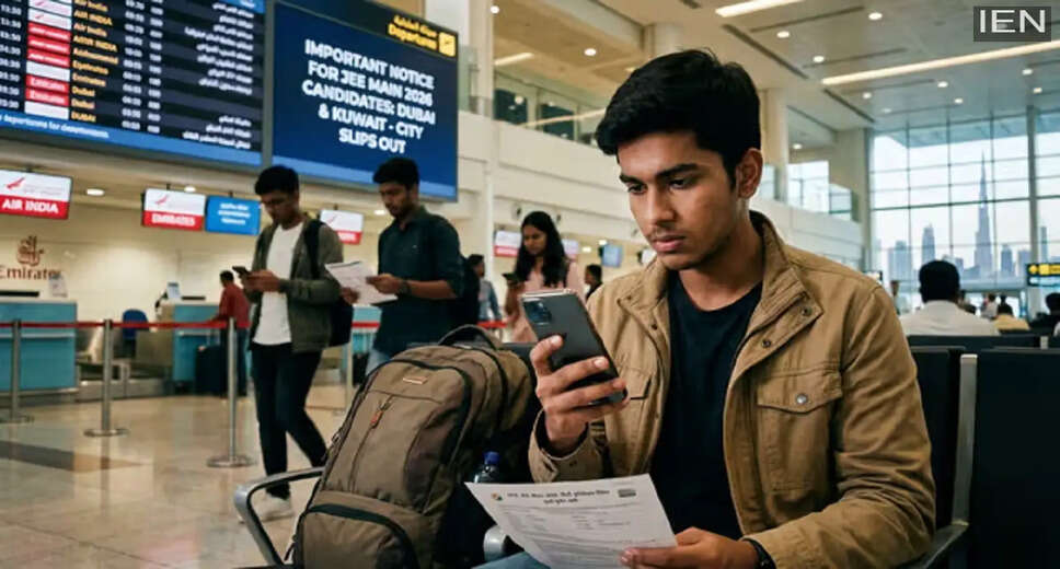 JEE Main 2026: City Intimation Slips Released for Dubai and Kuwait Students