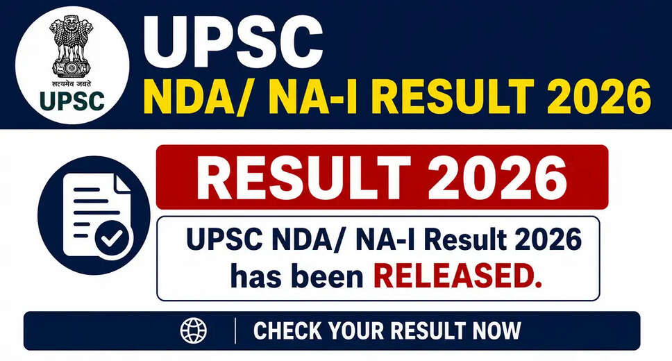 UPSC NDA/NA-I Result 2026 Released: Check Your Scores Now