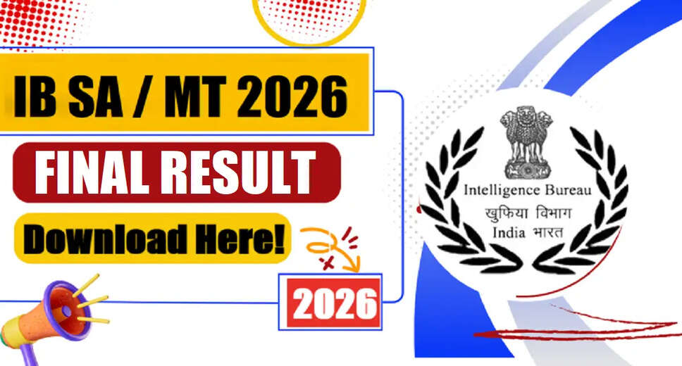 Final Results Announced for IB Security Assistant (MT) 2026