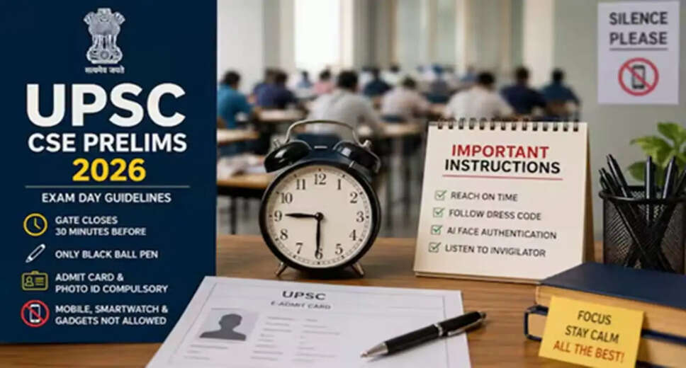 UPSC CSE Prelims 2026: Essential Guidelines and Updates