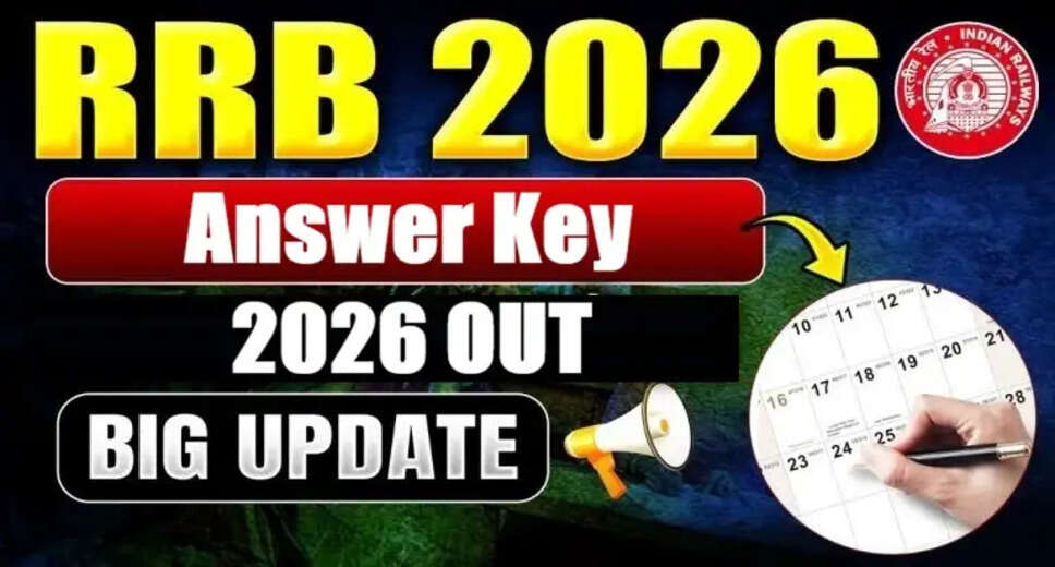 RRB Junior Engineer CEN.No: 05/2025 Answer Key Release Announcement