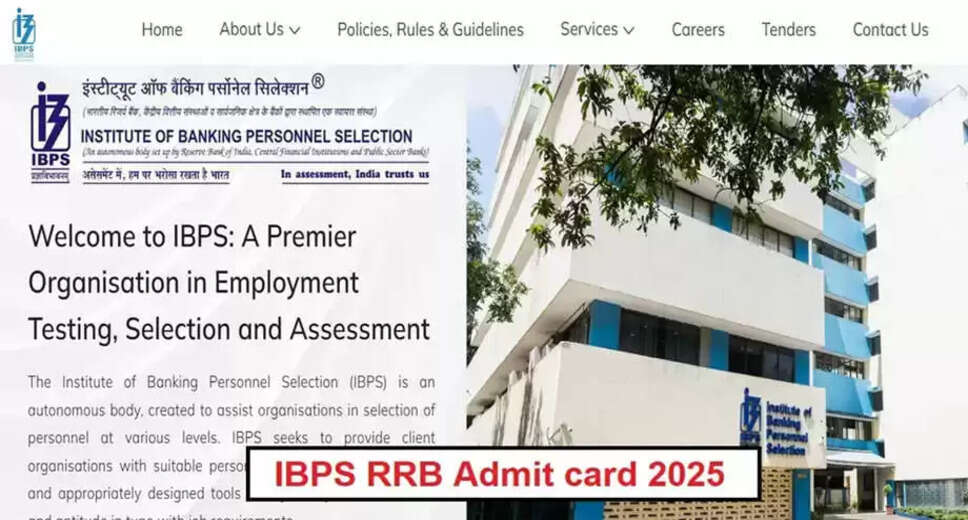 IBPS RRB 2025: Admit Card Release and Exam Details