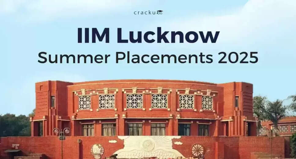 IIM Lucknow Achieves Impressive Summer Placement Results