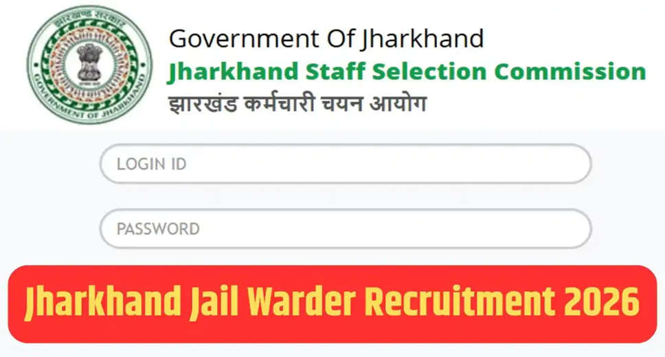 Jharkhand Staff Selection Commission Reopens Jail Warder Recruitment Applications