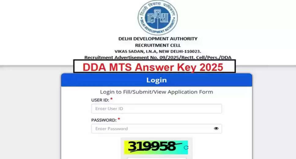 DDA Recruitment Exam: Answer Key Released and Objection Process Explained