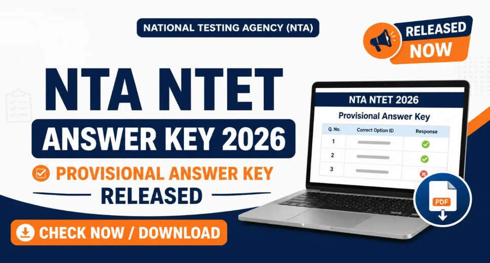 NTA Releases NTET Answer Key 2026 for Candidates