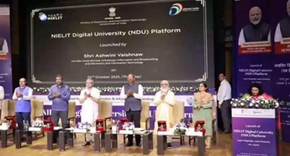 Launch of NIELIT Digital University Aims to Transform Digital Education