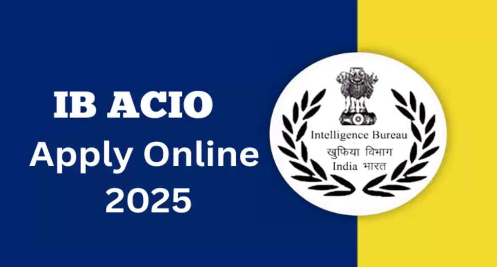 2025 Recruitment for IB ACIO Grade-II Technical Positions Announced