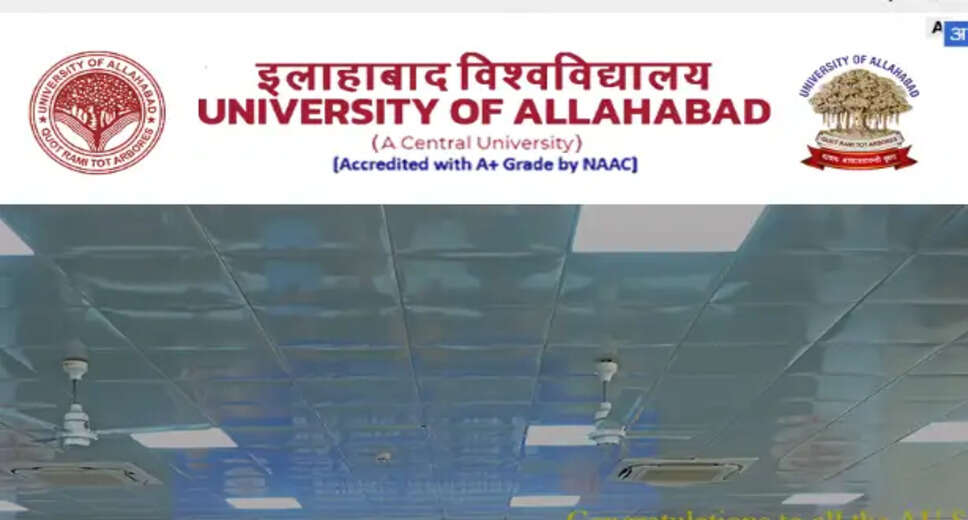 Allahabad University PGAT Admissions 2026: Apply Now for Postgraduate Courses