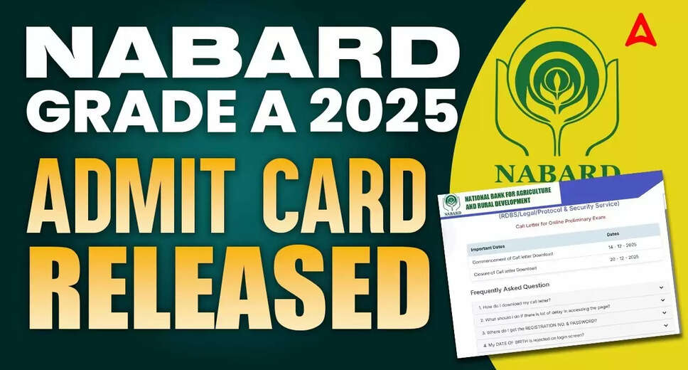 NABARD Assistant Manager Grade-A Phase-2 Admit Card Released for 2026