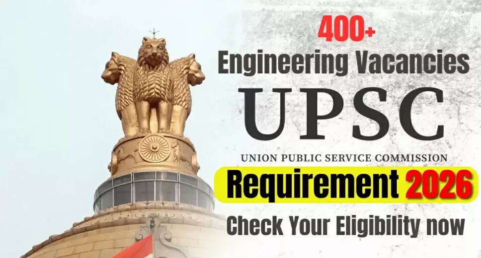 UPSC Engineering Services Online Application 2026 Now Open