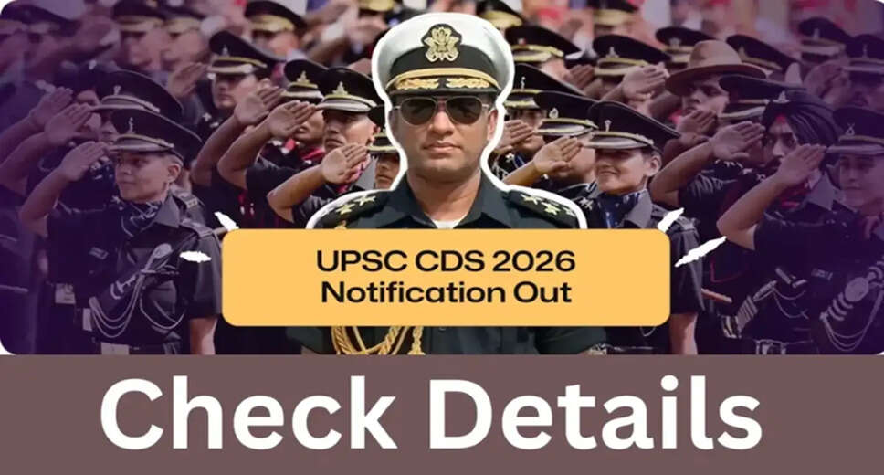 UPSC NDA II and CDS II 2026 Notification Released: Apply Now