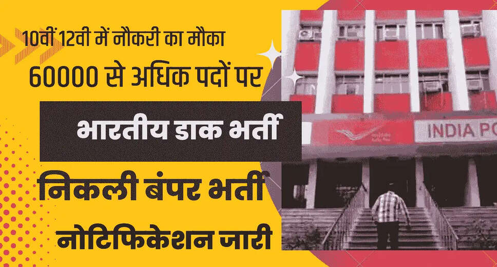 India Post Recruitment 2025: Apply for Over 60,000 Positions