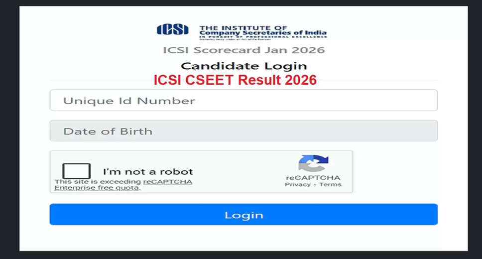 ICSI Announces CSEET January 2026 Results: Check Your Scores Online