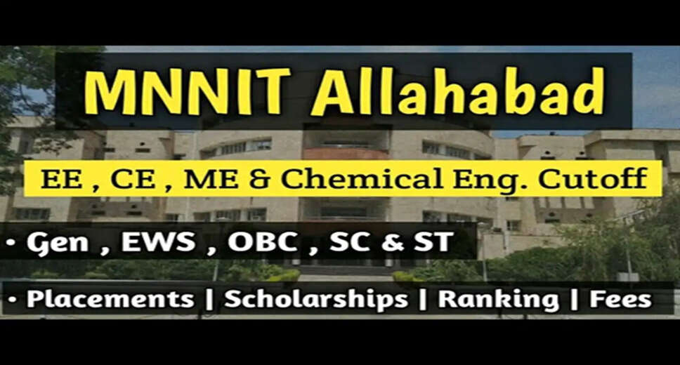 JEE Main 2026: MNNIT Allahabad Admission Insights and Cutoff Ranks