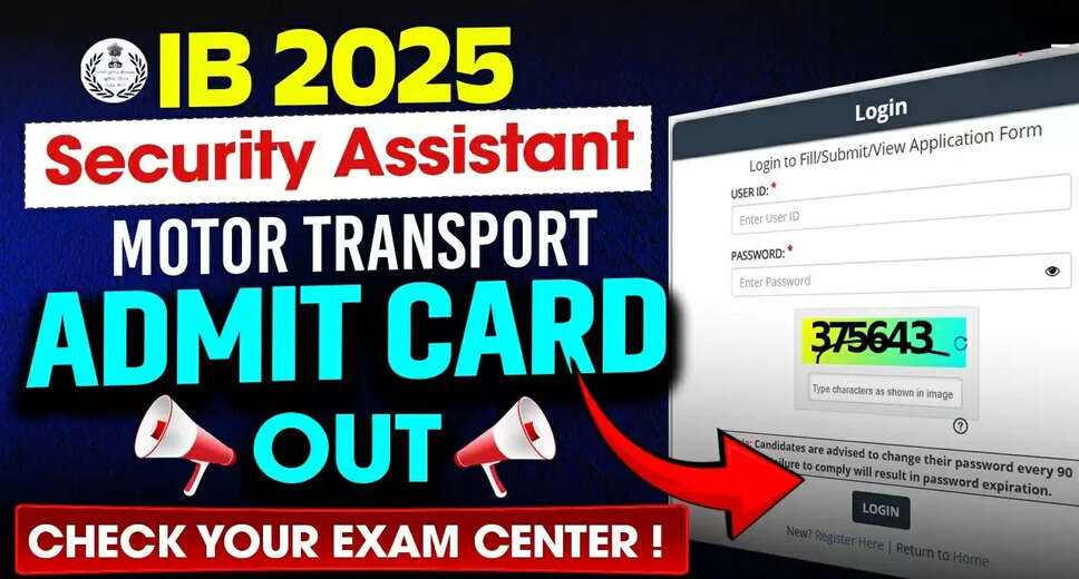 Download Your IB Security Assistant Motor Transport Admit Card 2025