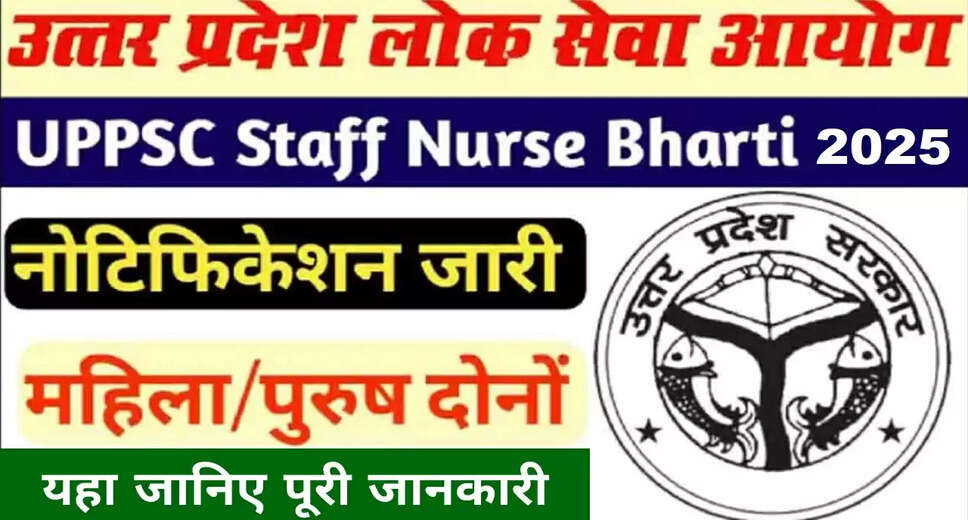 UPPSC Staff Nurse Unani Recruitment 2025: Apply Now