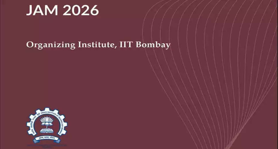 IIT Bombay Extends JAM 2026 Application Deadline to October 20