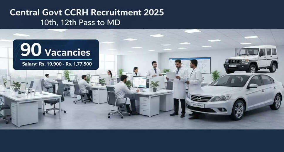Exciting Job Openings at CCRH: Apply for 90 Vacancies Across India