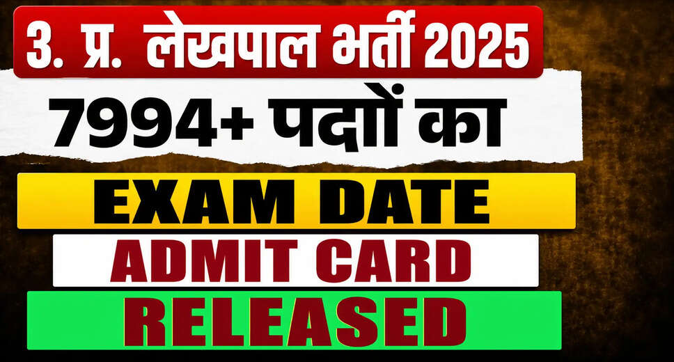 UPSSSC Lekhpal Exam Date 2026 Announced: Key Details and Fee Payment Information