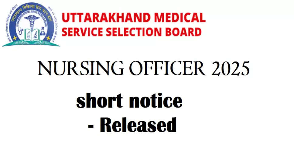 UKMSSB Nursing Officer Recruitment 2025: Apply Now for 587 Vacancies