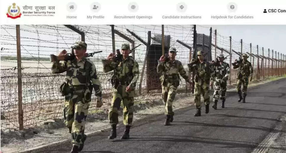 BSF Recruitment 2025: Apply for Constable Positions Under Sports Quota