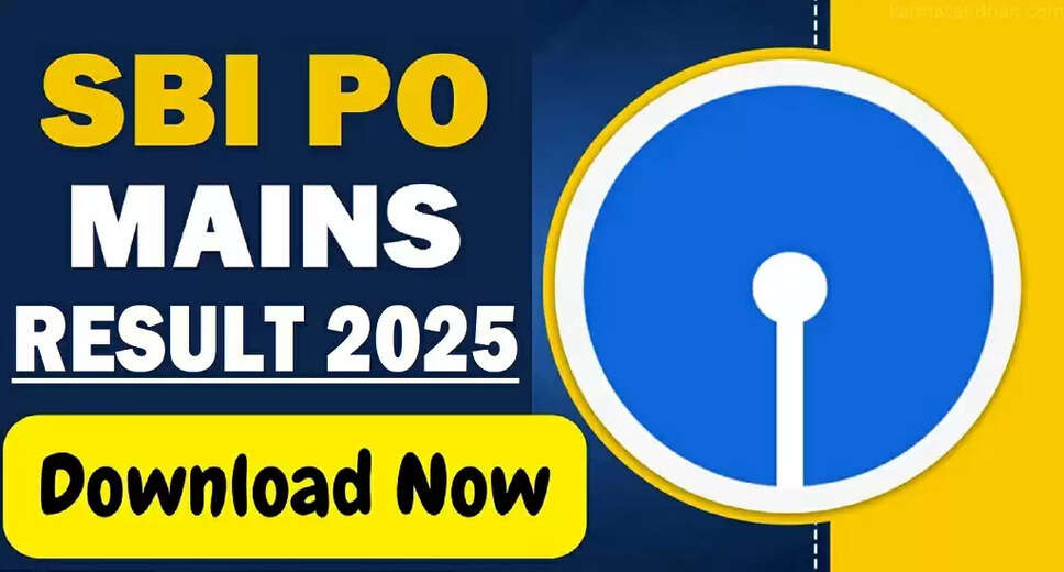 SBI PO Mains Result 2025 Released: Download Now