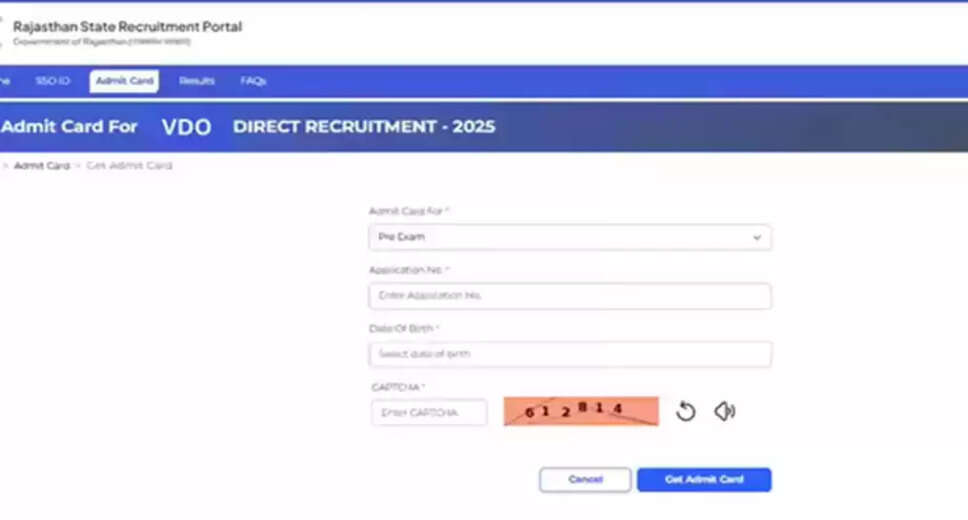 Download Your Rajasthan VDO Admit Card 2025: Step-by-Step Guide