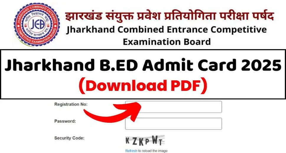 Jharkhand B.Ed Admit Card 2025 Released: Download Now