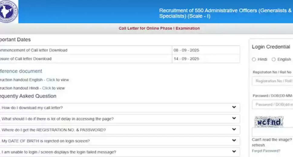 NIACL AO 2025 Recruitment: Admit Card Now Available for Download