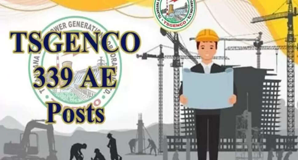 TSGENCO AE Recruitment 2023 Notification Out for 339 Posts