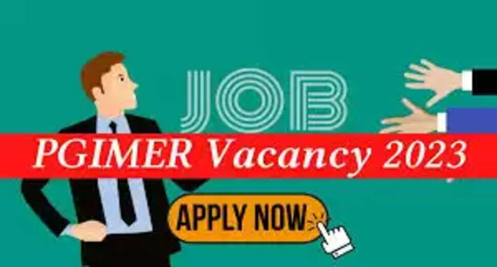 PGIMER Recruitment 2023: A great opportunity has emerged to get a job (Sarkari Naukri) in Postgraduate Institute of Medical Education and Research Chandigarh (PGIMER). PGIMER has sought applications to fill the posts of Senior Resident (PGIMER Recruitment 2023). Interested and eligible candidates who want to apply for these vacant posts (PGIMER Recruitment 2023), can apply by visiting the official website of PGIMER at pgimer.edu.in. The last date to apply for these posts (PGIMER Recruitment 2023) is 7 February 2023. Apart from this, candidates can also apply for these posts (PGIMER Recruitment 2023) by directly clicking on this official link pgimer.edu.in. If you want more detailed information related to this recruitment, then you can see and download the official notification (PGIMER Recruitment 2023) through this link PGIMER Recruitment 2023 Notification PDF. A total of 1 post will be filled under this recruitment (PGIMER Recruitment 2023) process. Important Dates for PGIMER Recruitment 2023 Online Application Starting Date – Last date for online application - 7 February 2023 PGIMER Recruitment 2023 Posts Recruitment Location Chandigarh Details of posts for PGIMER Recruitment 2023 Total No. of Posts- Senior Resident – 1 Post Eligibility Criteria for PGIMER Recruitment 2023 Senior Resident - MBBS degree from recognized institute with experience Age Limit for PGIMER Recruitment 2023 The age of the candidates will be valid 45 years. Salary for PGIMER Recruitment 2023 Senior Resident – As per the rules of the department Selection Process for PGIMER Recruitment 2023 Will be done on the basis of written test. How to apply for PGIMER Recruitment 2023 Interested and eligible candidates can apply through the official website of PGIMER (pgimer.edu.in) by 7 February 2023. For detailed information in this regard, refer to the official notification given above. If you want to get a government job, then apply for this recruitment before the last date and fulfill your dream of getting a government job. You can visit naukrinama.com for more such latest government jobs information.
