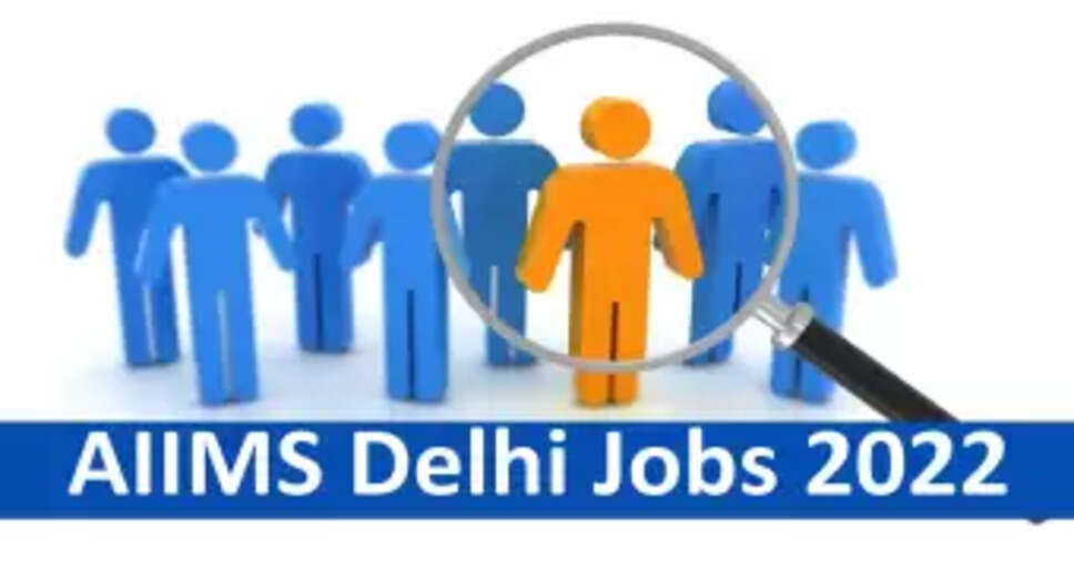 AIIMS Recruitment 2022: A great opportunity has come out to get a job (Sarkari Naukri) in All India Institute of Medical Sciences (AIIMS). AIIMS has invited applications to fill the posts of Research Assistant (AIIMS Recruitment 2022). Interested and eligible candidates who want to apply for these vacant posts (AIIMS Recruitment 2022) can apply by visiting the official website of AIIMS https://www.aiims.edu/. The last date to apply for these posts (AIIMS Recruitment 2022) is 30 October. Apart from this, candidates can also directly apply for these posts (AIIMS Recruitment 2022) by clicking on this official link https://www.aiims.edu/. If you want more detail information related to this recruitment, then you can see and download the official notification (AIIMS Recruitment 2022) through this link AIIMS Recruitment 2022 Notification PDF. A total of 5 posts will be filled under this recruitment (AIIMS Recruitment 2022) process. Important Dates for AIIMS Recruitment 2022 Starting date of online application – 20 September Last date to apply online - 30 September AIIMS Recruitment 2022 Vacancy Details Total No. of Posts- Research Assistant: 1 Post Eligibility Criteria for AIIMS Recruitment 2022 Research Assistant: Master's degree in Biotechnology from recognized institute and experience Age Limit for AIIMS Recruitment 2022 Candidates age limit should be between 18 to 30 years. Salary for AIIMS Recruitment 2022 Research Assistant : 31000/- Selection Process for AIIMS Recruitment 2022 Research Assistant: Will be done on the basis of written test. How to Apply for AIIMS Recruitment 2022 Interested and eligible candidates can apply through official website of AIIMS (https://www.aiims.edu/) latest by 30 September. For detailed information regarding this, you can refer to the official notification given above. If you want to get a government job, then apply for this recruitment before the last date and fulfill your dream of getting a government job. You can visit naukrinama.com for more such latest government jobs information.