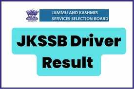 JKSSB Various Vacancy Recruitment 2023: Driving Test Exam Result Released