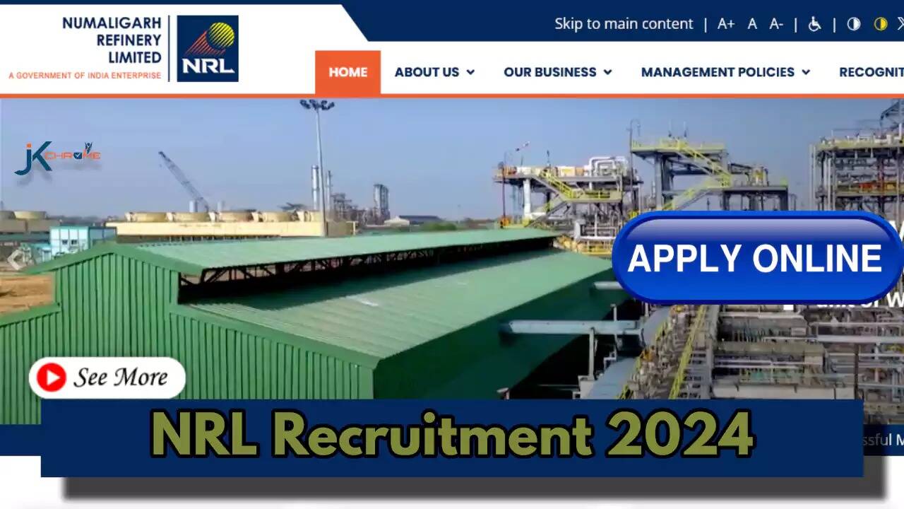 NRL Recruitment 2024: Apply Online for Vacancies in the Central Govt. PSU Now