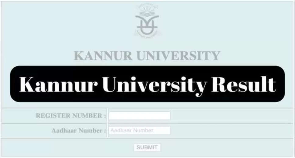 Kannur University 1st Sem Result 2023 Out @kannuruniversity.ac.in