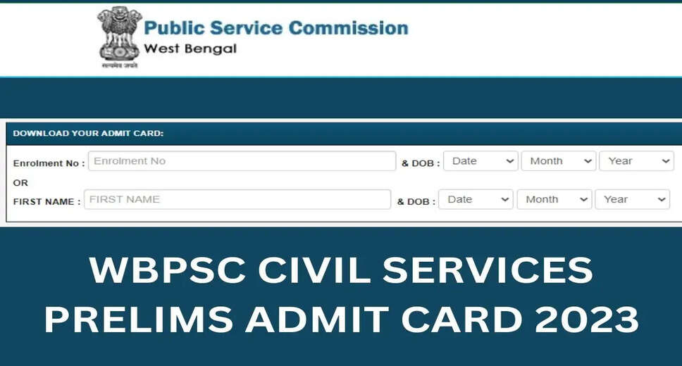 WBCS Prelims Admit Card 2023 Released: Download Here